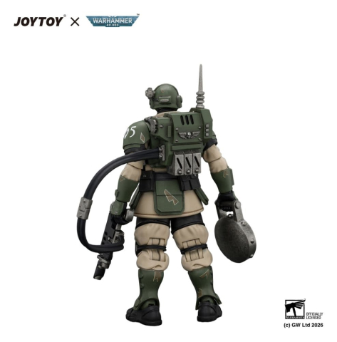 PRECOMENZI - Warhammer Action Figure Astra Militarum Kasrkin 6 with Hot-shot Laspistol
