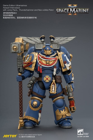 PRECOMENZI - Warhammer Action Figure Game Edition Ultramarines Assault Intercessor 12 cm