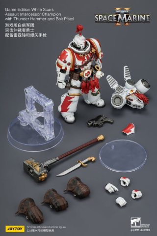 Warhammer Action Figure Game Edition White Scars Assault Intercessor Champion 13 cm [8]