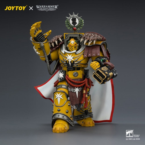 Warhammer Action Figure Imperial Fists Lord Castellan Evander Garrius, The Tyrant of Cthonia 14 cm [3]