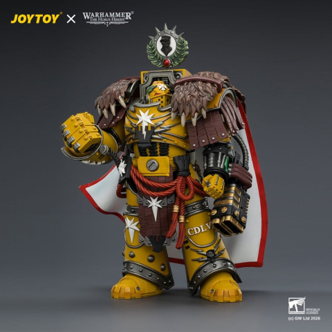 Warhammer Action Figure Imperial Fists Lord Castellan Evander Garrius, The Tyrant of Cthonia 14 cm [2]