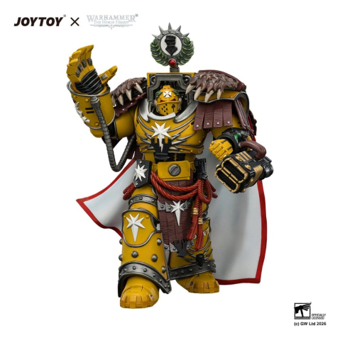 Warhammer Action Figure Imperial Fists Lord Castellan Evander Garrius, The Tyrant of Cthonia 14 cm [7]
