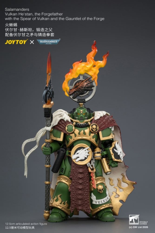 Warhammer Action Figure Salamanders Vulkan He'stan, the Forgefather 13 cm [1]