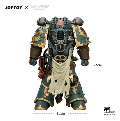 Warhammer Action Figure Sons of Horus Maloghurst the Twisted, the Warmaster's Equerry 13 cm [9]