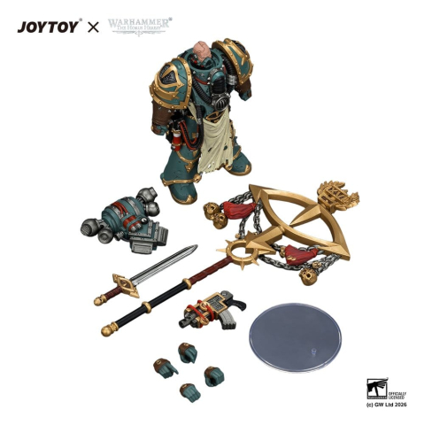 Warhammer Action Figure Sons of Horus Maloghurst the Twisted, the Warmaster's Equerry 13 cm [8]