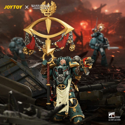 Warhammer Action Figure Sons of Horus Maloghurst the Twisted, the Warmaster's Equerry 13 cm [10]