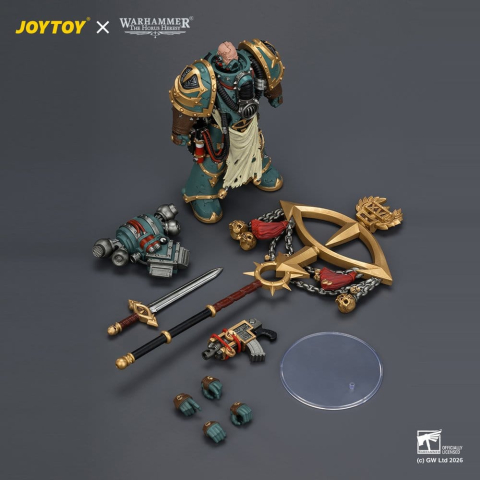Warhammer Action Figure Sons of Horus Maloghurst the Twisted, the Warmaster's Equerry 13 cm [4]