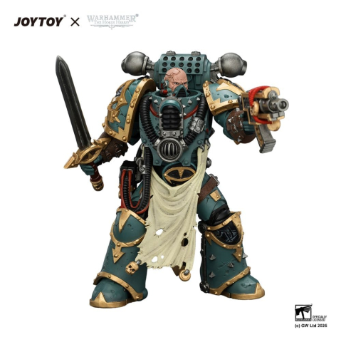 Warhammer Action Figure Sons of Horus Maloghurst the Twisted, the Warmaster's Equerry 13 cm [7]
