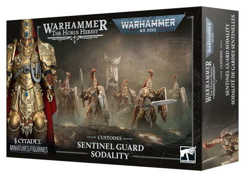 Warhammer - Warhammer Adeptus Custodes Sentinel Guard Sodality - 6 Miniaturi