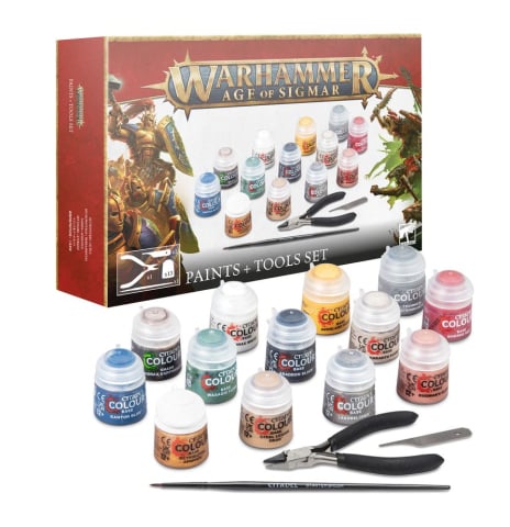Paints & Tools - Warhammer Age of Sigmar Paints + Tools Set