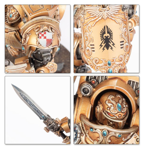 Warhammer Horus Heresy Legio Custodes Custodian Dreadnought - Miniatura [2]