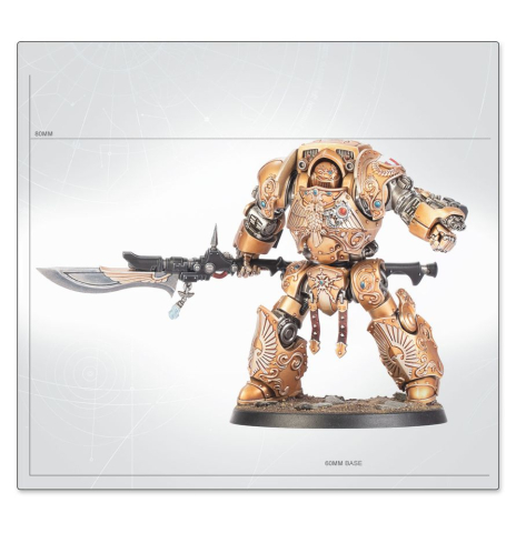 Warhammer Horus Heresy Legio Custodes Custodian Dreadnought - Miniatura [4]