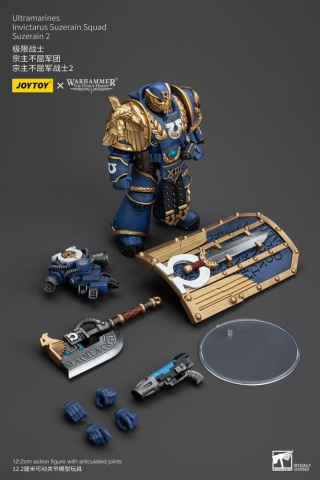 Warhammer The Horus Heresy Action Figure 1/18 Ultramarines Invictarus Suzerain Squad Suzerain 2 12 cm [7]