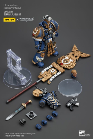 Warhammer The Horus Heresy Action Figure 1/18 Ultramarines Remus Ventanus 14 cm [4]