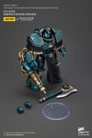 Jucarii - Warhammer The Horus Heresy Action Figure Alpha Legion Lernaean Terminator with Conversion Beam Cannon 20 cm