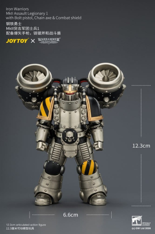 Warhammer The Horus Heresy Action Figure Iron Warriors MkII Assault Legionary 1 12 cm [8]