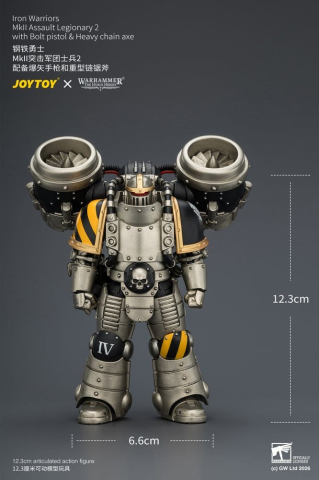 Warhammer The Horus Heresy Action Figure Iron Warriors MkII Assault Legionary 2 12 cm [8]