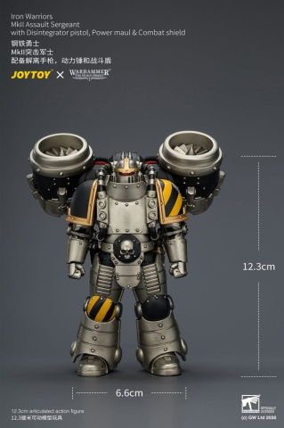 Warhammer The Horus Heresy Action Figure Iron Warriors MkII Assault Sergeant 12 cm [8]