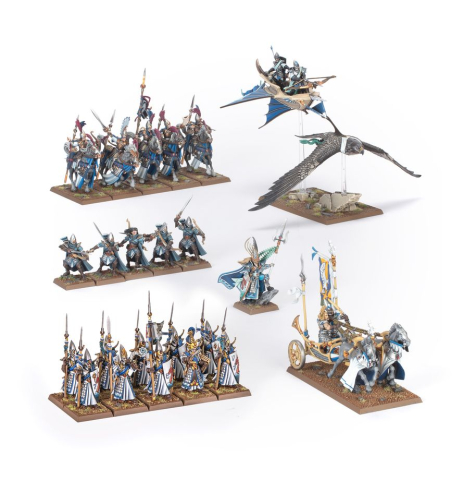 Warhammer: The Old World - High Elf Realms - Battle March Army - 23 Miniaturi [1]