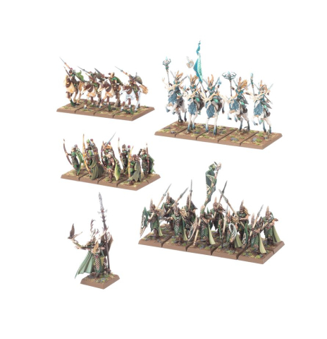 Warhammer: The Old World - Wood Elf Realms - Battle March Army - 28 Miniaturi [1]