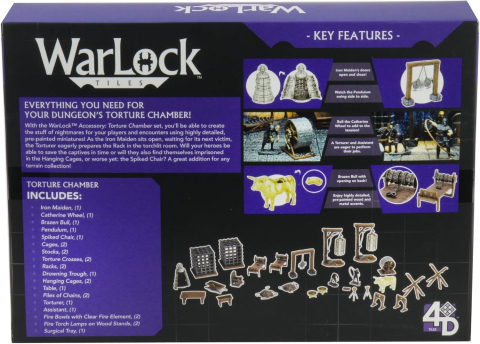WarLock Tiles Accessory – Torture Chamber Set pentru Dungeon RPG [1]