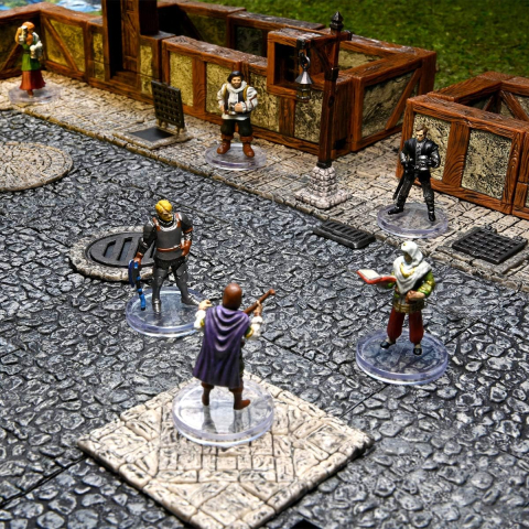 WarLock Tiles Town & Village: Town Square – Set Modular RPG [1]