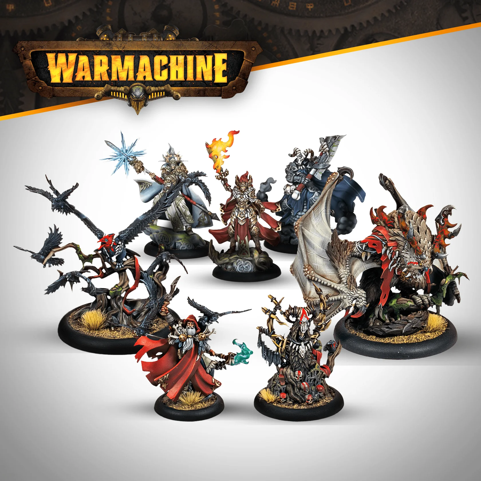 Board Games - Warmachine Command Starter – Khador Old Umbrey (Bohdan Lesnoi & Strix)