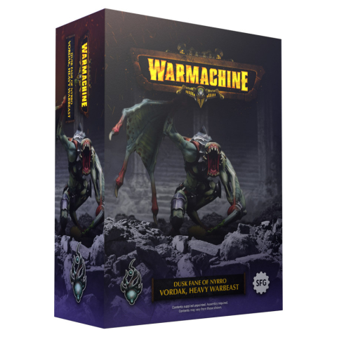 Board Games - Warmachine Dusk Fane of Nyrro Vordak Heavy Warbeast