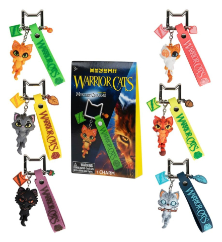 Fashion & Accessories - Warrior Cats Charm Blind Box Display (8)