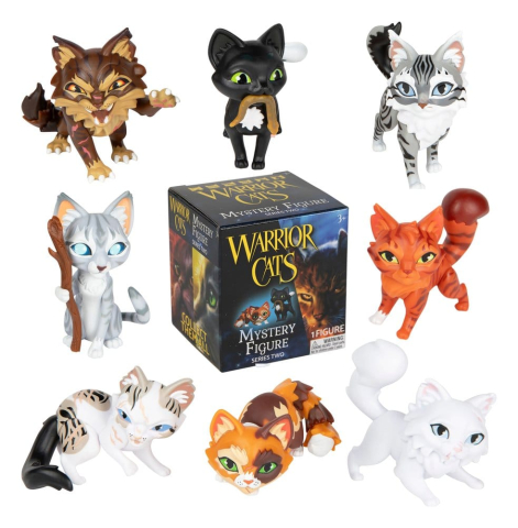 PRECOMENZI - Warrior Cats Mini Figures Mystery Series 2 Blind Box Display (12)