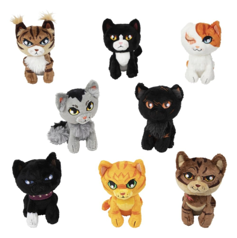 PRECOMENZI - Warrior Cats Plushes Blind Box Mini Mystery Plush Series 1 15 cm Display (9)