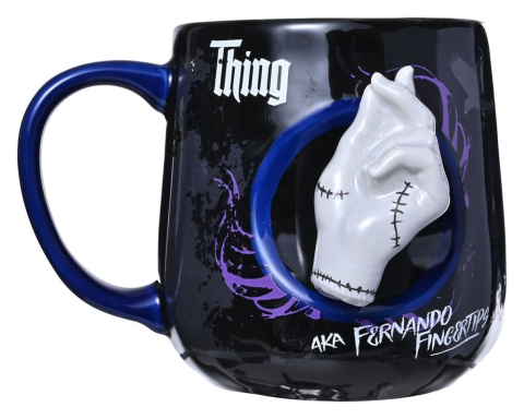 PRECOMENZI - Wednesday Ceramic Mug Wednesday 2D Relief Figural