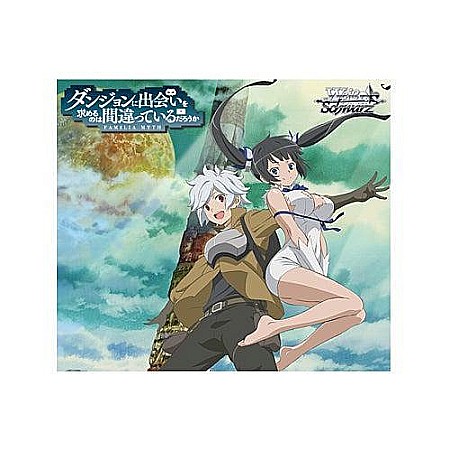 Trading Card Games - Weis Schwarz DanMachi Familia Myth booster - japoneza