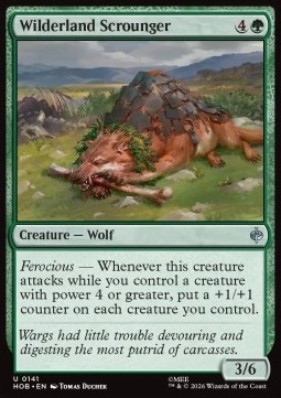 Magic: The Gathering Singles - Wilderland Scrounger The Hobbit - Singles 141 FOILED