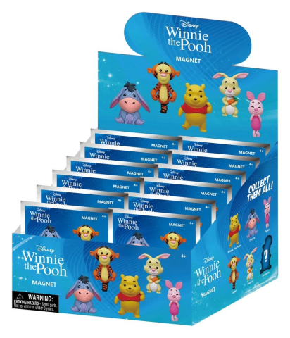 Casa si Cadouri - Winnie the Pooh Magnets blind pack Series 1 Display (12)