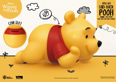 Winnie The Pooh Small Vinyl Bank laid-back Winnie 17 cm [5]