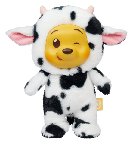 Winnie the Pooh YUYUS Plush Figure Winnie the Pooh Cow 28cm [3]