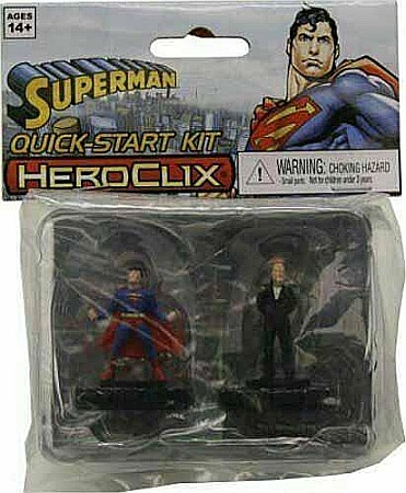 Accesorii pentru boardgames - WizKids DC HeroClix: Superman Quick-Start Kit 2-Pack