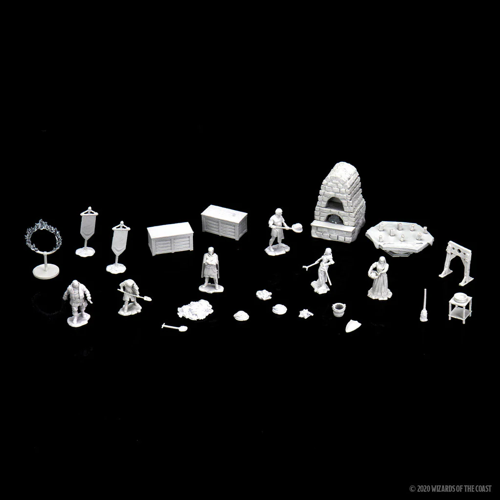 WizKids Deep Cuts Castle Kingdom Retainers – Set 23 Miniaturi RPG [5]