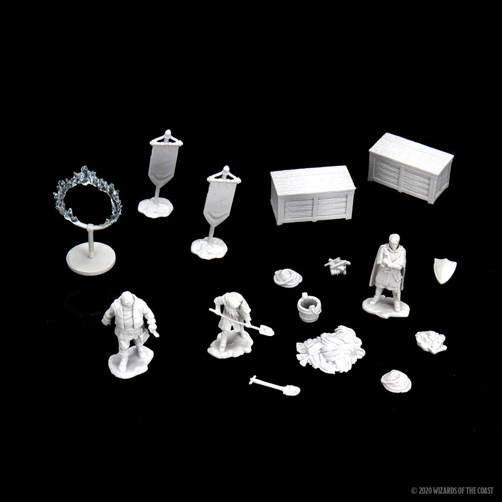 WizKids Deep Cuts Castle Kingdom Retainers – Set 23 Miniaturi RPG [6]