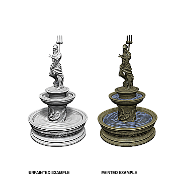 Board Games - WizKids Deep Cuts Unpainted Miniatures - Fountain