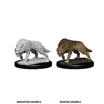 Nolzur - WizKids Deep Cuts Unpainted Miniatures - Timber Wolves