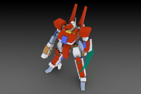 Wolf Fang Sky Fang 2001 Plastic Model Kit 1/35 Type02 Tenrai 2P Color 14 cm [5]