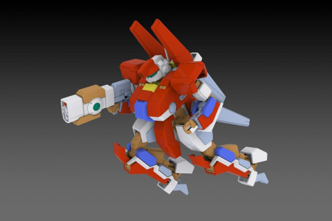 Wolf Fang Sky Fang 2001 Plastic Model Kit 1/35 Type02 Tenrai 2P Color 14 cm [4]
