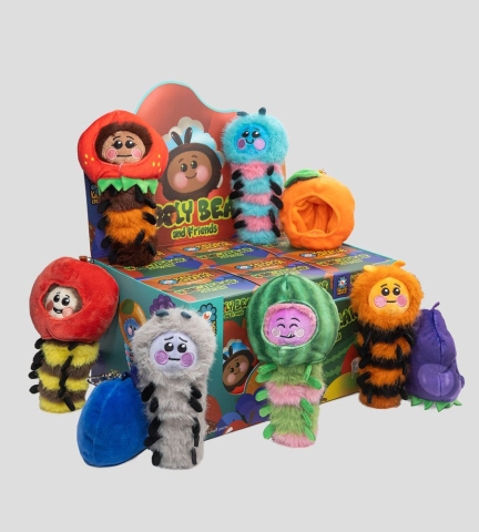 Wooly Bear and Friends Plush Keychain S1 7 cm Blind Box Display (6) [8]