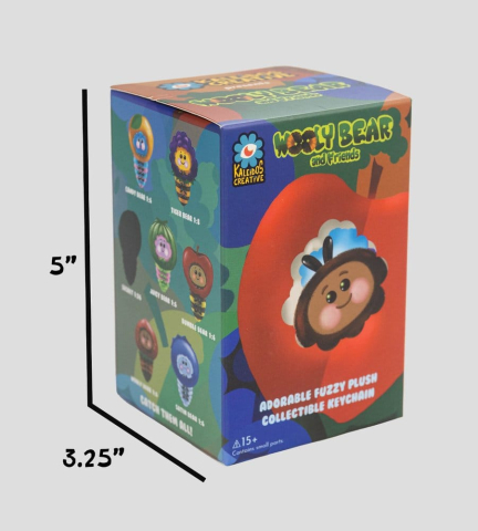 Wooly Bear and Friends Plush Keychain S1 7 cm Blind Box Display (6) [7]