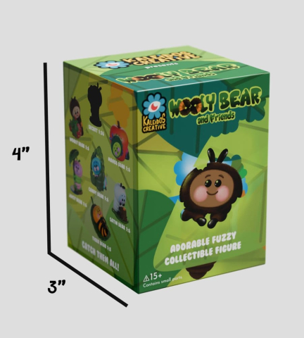 Wooly Bear and Friends Vinyl Mini Figures S1 13 cm Blind Box Display (6) [7]