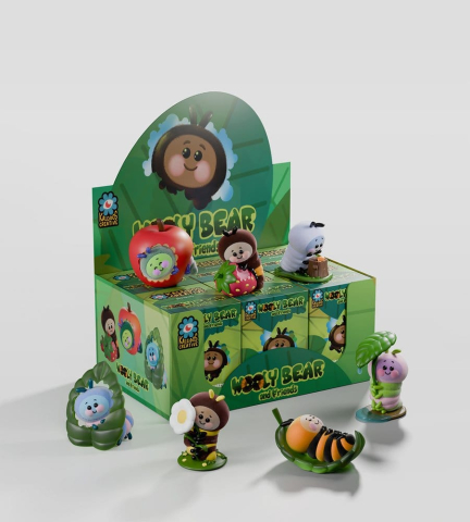Wooly Bear and Friends Vinyl Mini Figures S1 13 cm Blind Box Display (6) [8]