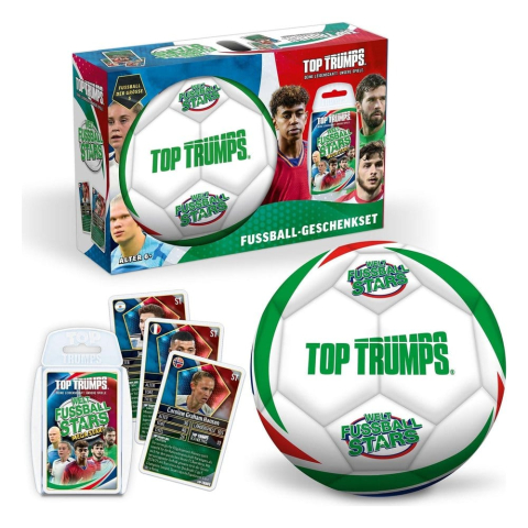 World Football Stars Top Trumps Gift Set with Football *German Version* [1]