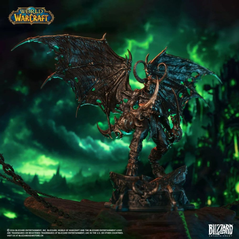 World of Warcraft 1/10 Scale Statue Illidan Stormrage (Bronze-Colored) 34 cm [0]